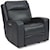 Flexsteel Wynwood Collection Cordelia Leather Match Power Loveseat with Console and Power Headrest and USB